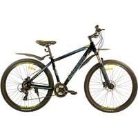 Велосипед Pioneer Nevada 29 р.16 2021 (черный/серый)