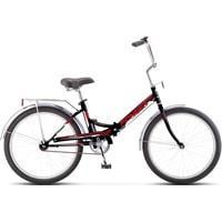 Велосипед Pioneer Oscar 24 2021 (черный/красный)