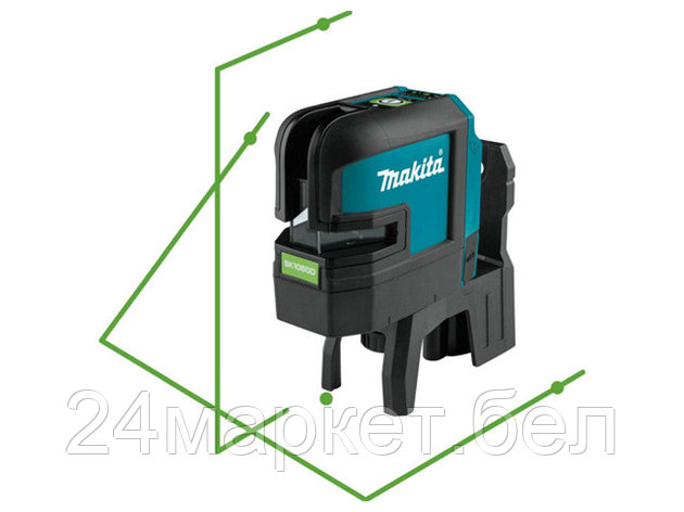 Нивелир лазерный MAKITA SK 106 GDZ в сумке (проекция: крест, до 35 м, +/- 0.30 мм/м, резьба 1/4"), фото 2