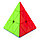 Пирамидка QiYi MoFangGe QiMing Pyraminx Color / Пирамида / цветной пластик / без наклеек / Мофанг, фото 2