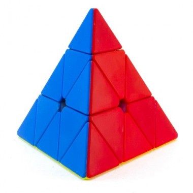 Пирамидка QiYi MoFangGe QiMing Pyraminx Color / Пирамида / цветной пластик / без наклеек / Мофанг