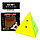Пирамидка QiYi MoFangGe QiMing Pyraminx Color / Пирамида / цветной пластик / без наклеек / Мофанг, фото 6