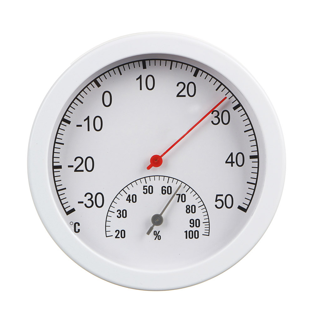 Термометр круглый,измерение влажности воздуха,блистер,12,5см,INBLOOM  473-054