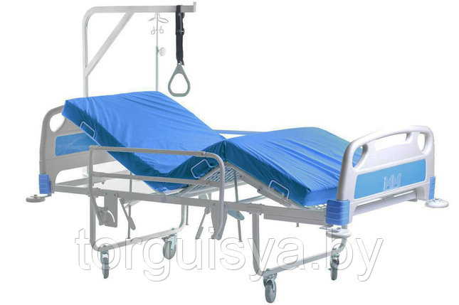 Кровать медицинская Здоровье-3 с336м с матрасом (экспорт), фото 2