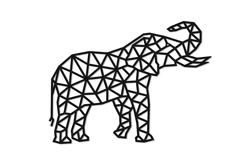 Слон. Деревянный пазл для интерьера EWA - фото 1 - id-p168448578