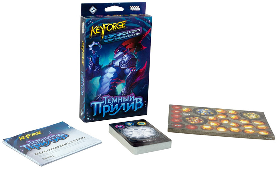 Карточная игра KeyForge: Тёмный прилив. Делюкс - колода архонта - фото 9 - id-p168448586