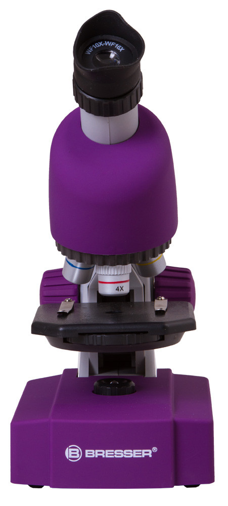 Микроскоп Bresser Junior 40x-640x (Фиолетовый) - фото 2 - id-p106004244