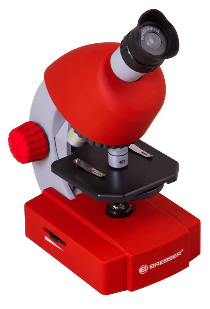 Микроскоп Bresser Junior 40x-640x (Красный) - фото 5 - id-p106004253