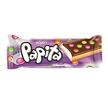 Печенье Papita с молочным шоколадом, молочным кремом и драже-конфетами, 33 г