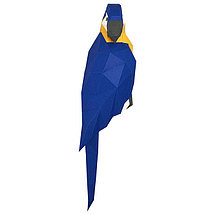 Попугай Ара (синий). 3D конструктор - оригами из картона, фото 2