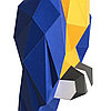 Попугай Ара (синий). 3D конструктор - оригами из картона, фото 4