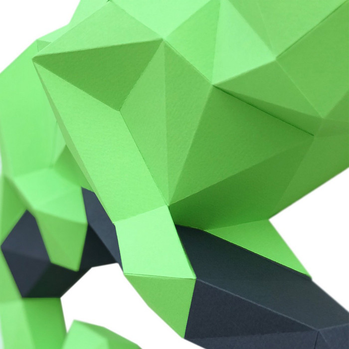 Хамелеон Леон. 3D конструктор - оригами из картона - фото 6 - id-p168448878
