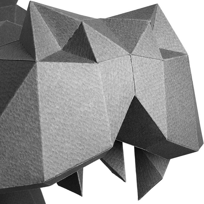 Бегемот Борисыч. 3D конструктор - оригами из картона - фото 7 - id-p168448930
