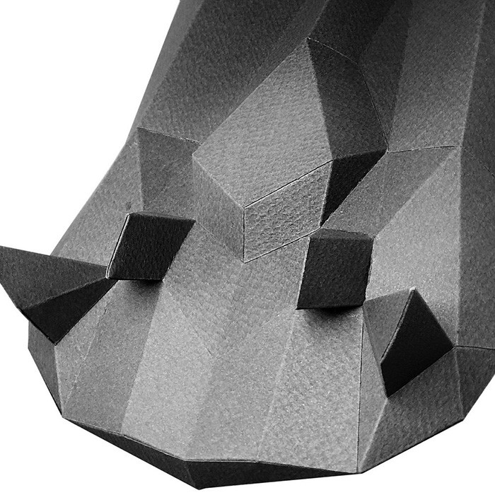 Бегемот Борисыч. 3D конструктор - оригами из картона - фото 8 - id-p168448930