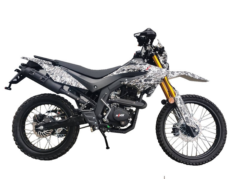 Мотоцикл Минск X 250 (M1NSK X250) Черно-белый камуфляж