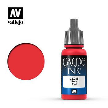 GAME COLOR INK, 17 мл., Vallejo V-72086 красный