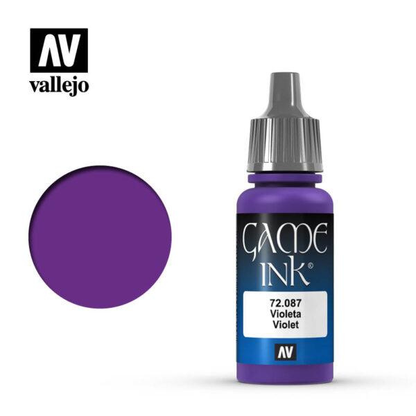 GAME COLOR INK, 17 мл., Vallejo V-72087 фиолетовый