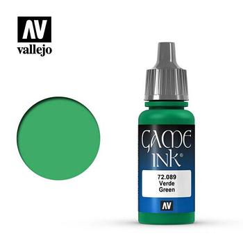 GAME COLOR INK, 17 мл., Vallejo V-72089 зеленый