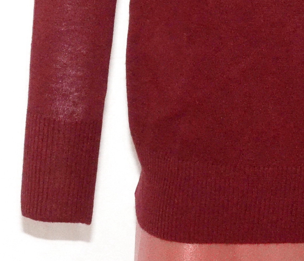 Джемпер C&A с кашемиром бордовый на размер М - фото 3 - id-p168464467