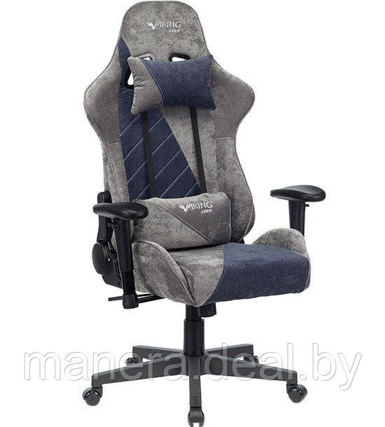 Кресло геймерское Бюрократ Zombie Viking X (синий)