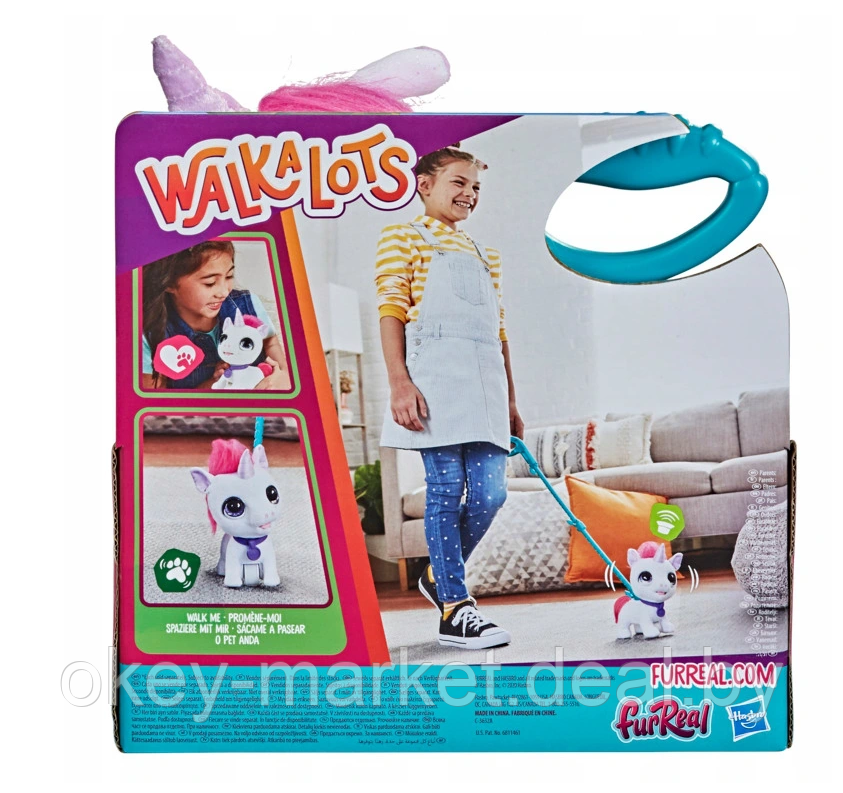 Интерактивная игрушка Единорог на поводке FurReal Friends E8727 - фото 6 - id-p168472901