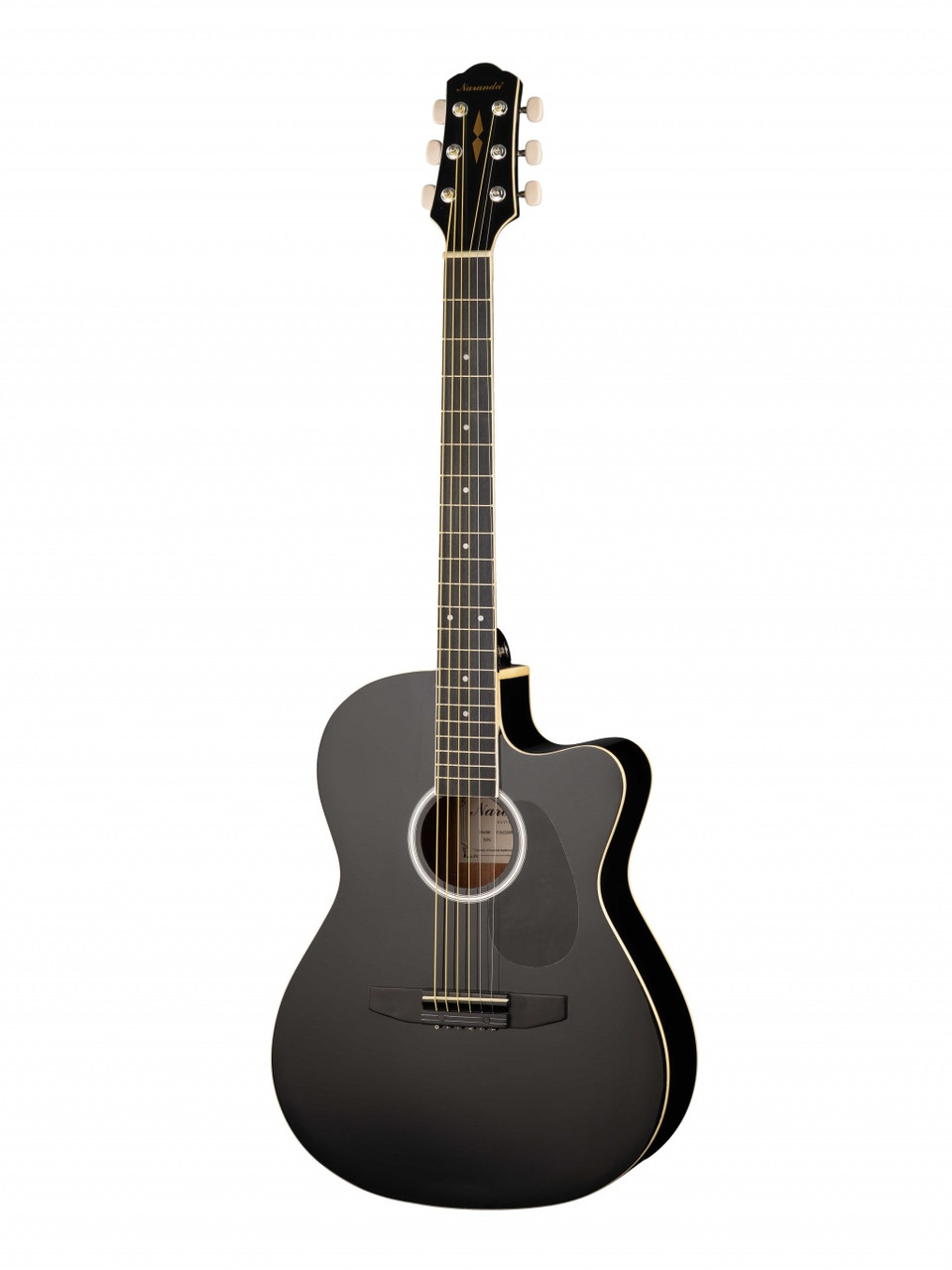 Naranda CAG280CBK Акустическая гитара с вырезом - фото 1 - id-p168474959