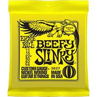 Ernie Ball P02627 Beefy Slinky Комплект струн для электрогитары, никель, 11-54