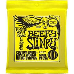 Ernie Ball P02627 Beefy Slinky Комплект струн для электрогитары, никель, 11-54