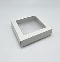 Коробка 110x110x30 мм Белая с окном