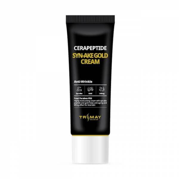 Trimay Cerapeptide Syn-Ake Gold Cream Омолаживающий крем с керамидами и змеиным пептидом, 50 мл