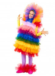 Карнавальный костюм Фьека радуга, взрослый