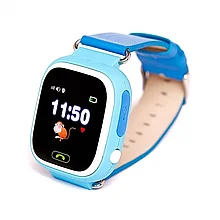 Детские часы с GPS трекером Smart Baby Watch Q90 (G72) Wifi (Голубые)