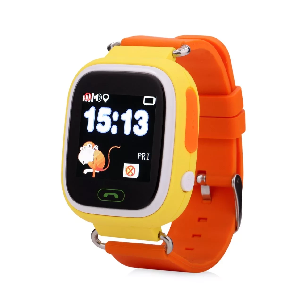 Детские часы с GPS трекером Smart Baby Watch Q90 (G72) Wifi (желтые) - фото 1 - id-p86037746