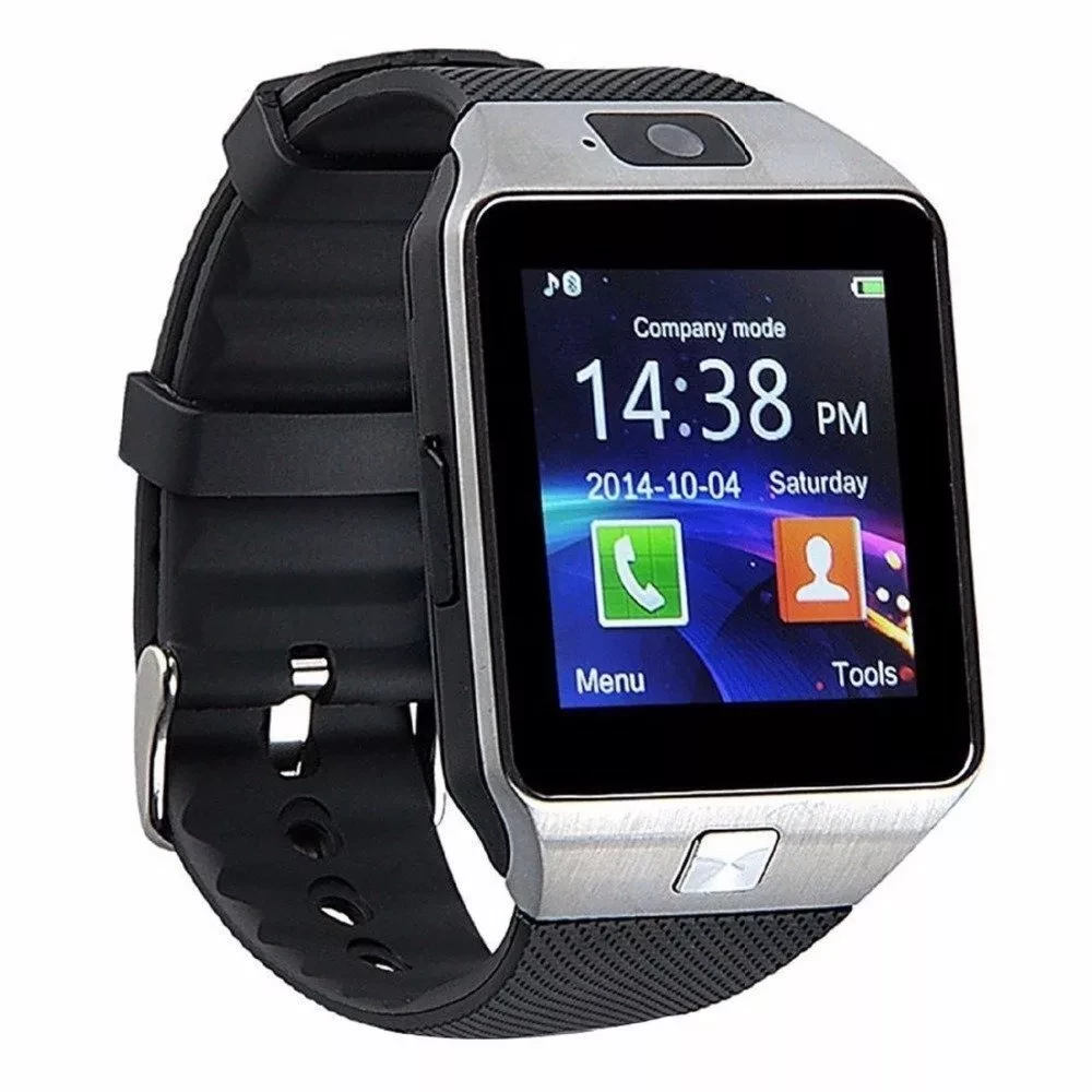 Умные часы Smart Watch DZ09 (серебристый/черный) - фото 1 - id-p86062557