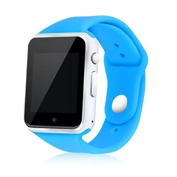 Умные часы smart watch W8 (голубой) - фото 1 - id-p86062552