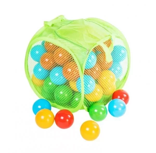 Набор шариков для сухого бассейна в корзине - фото 1 - id-p130514996
