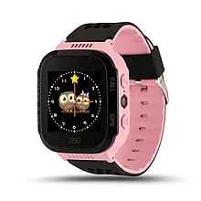 Детские GPS часы Smart Baby Watch Q528 (черный/красный)