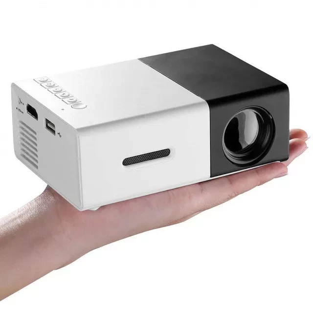 Мини проектор Salange YG-300 Black-White - фото 2 - id-p159241505