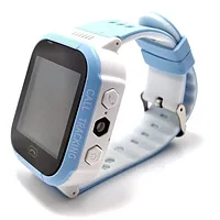 Детские GPS часы Smart Baby Watch Q528 (белый/синий)