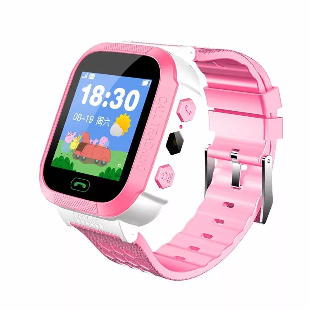 Детские GPS часы Smart Baby Watch Q528 (белый/красный)
