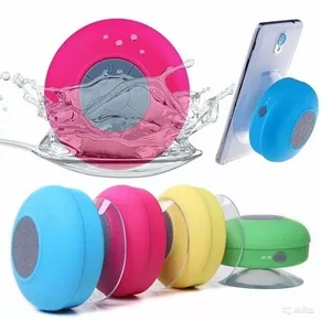 Водонепроницаемая Bluetooth колонка для душа BathBeats (розовый), фото 3