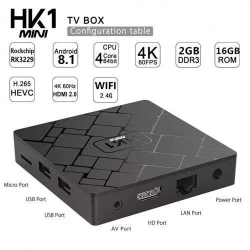 Смарт TV приставка HK1 mini 2GB/16GB - фото 10 - id-p118864654