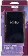 Портативное зарядное устройство Miru LP-528A 5000mAh