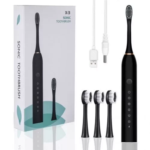 Электрическая зубная щётка Sonic ToothBrush X-3 (розовый) - фото 4 - id-p133419324