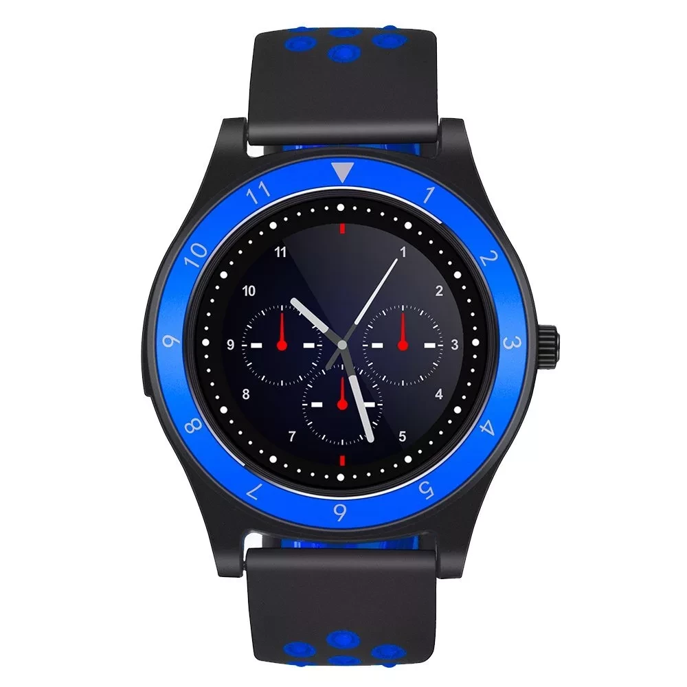 Умные часы Smart Watch R10 (синий/чёрный) (Уцененный товар) - фото 1 - id-p120328639