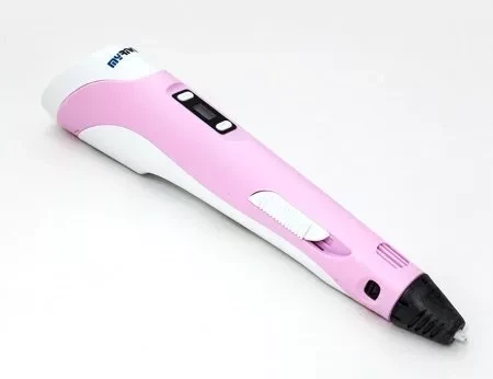 3Д ручка 3D Pen 5 c LCD дисплеем, трафаретами и игрушкой "LOL" (розовый) - фото 6 - id-p143514675