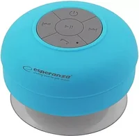 Беспроводная водонепроницаемая колонка ESPERANZA BLUETOOTH SPEAKER WATER RESISTANCE SPRINKLE BLUE (голубой)