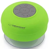 Беспроводная водонепроницаемая колонка ESPERANZA BLUETOOTH SPEAKER WATER RESISTANCE SPRINKLE GREEN (зелёный)