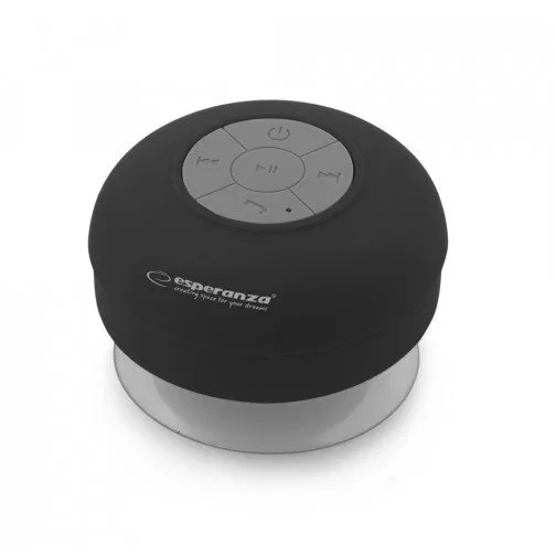 Беспроводная водонепроницаемая колонка ESPERANZA BLUETOOTH SPEAKER WATER RESISTANCE SPRINKLE BLACK (чёрный) - фото 1 - id-p138536239