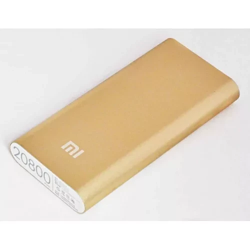 Портативное зарядное устройство Power Bank MI 20800 реплика (золотой) - фото 1 - id-p153179593